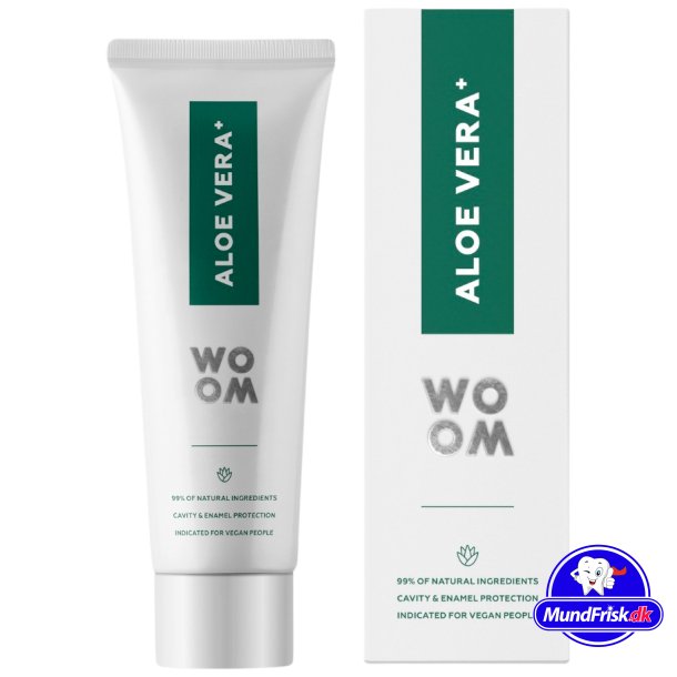 WOOM Aloe Vera+ Vegane nat&uuml;rliche Zahnpasta 75 ml.