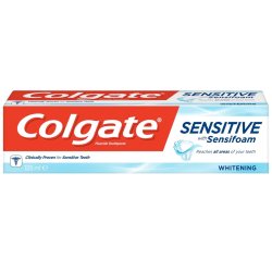 Colgate Tandkrm 125 ml Sensitive Foam Whitening