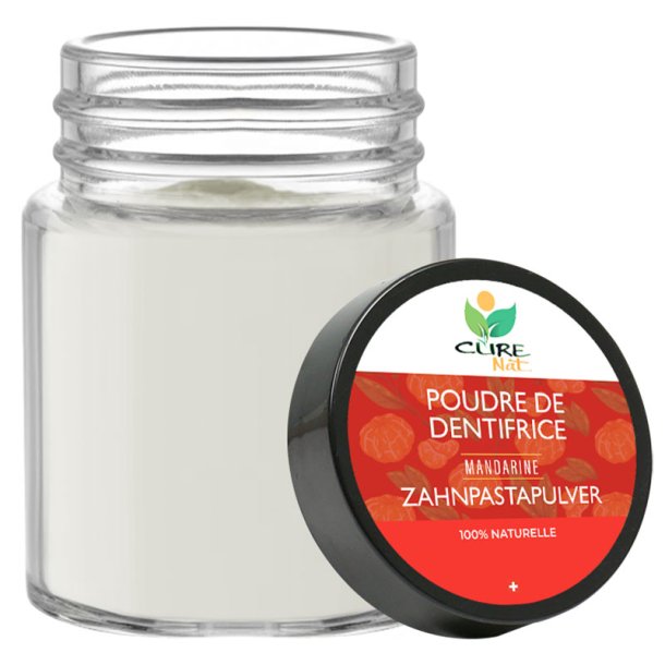 Tandpasta Pulver CureNat Mandarin 70 gr.