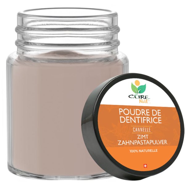 Tannkrem Powder CureNat Cinnamon 70 gr.