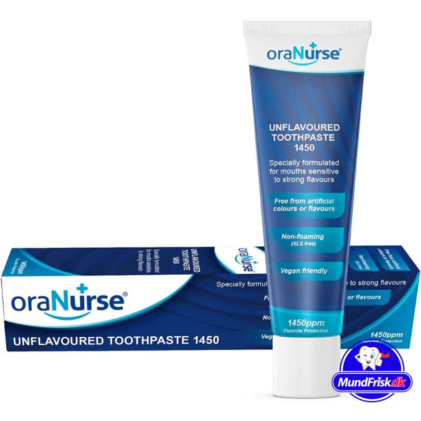 Tandpasta uden smag OraNurse Original Ikke-skummende 50 ml.