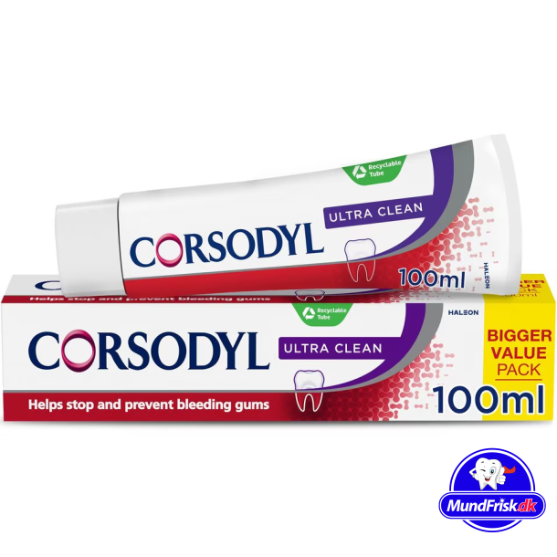 Tannkrem for sensitivt tannkjtt CORSODYL Ultra Clean 100 ml