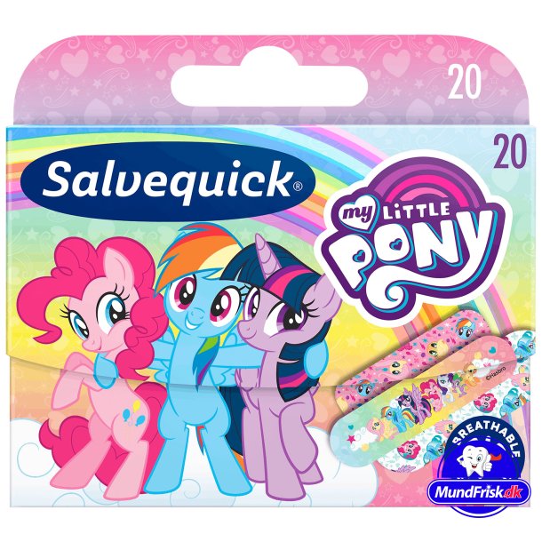 Salvequick My Little Pony Plaster til brn - 20 stk.