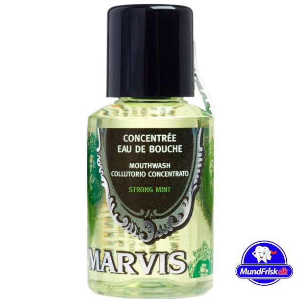 Marvis Munnvann Strong Mint Concentrated Travel Strrelse 30 ml.