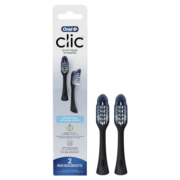 Oral-B CLIC Tandbrstehoveder Ultimate Clean 2 stk.