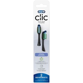 Oral-B CLIC Whitening Tandbrstehoveder Multibenefit Clean 2 stk.
