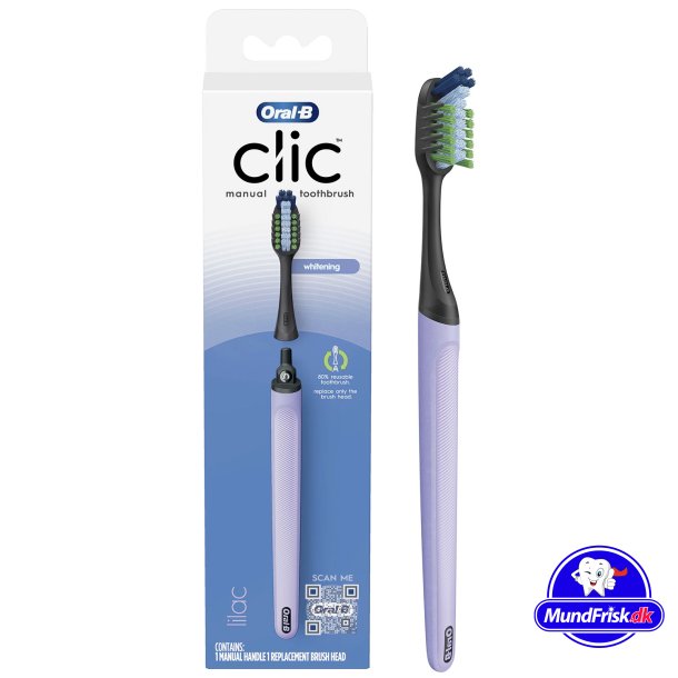 Oral-B CLIC Whitening Zahnbrste Multibenefit Clean LILAC