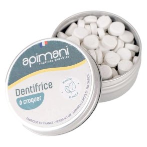 Naturlig tandkrm Tabletter Apimani Mint 120 st.