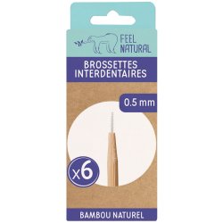 Bambu Gap Brushes Feel Natural 0,5 mm 6 st.