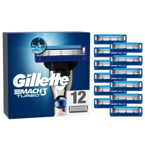 Gillette Mach3 Turbo 12 Stk. Rasierklingen