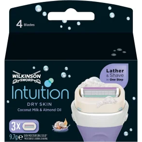 Wilkinson Sword Barberblade Woman Intuition Dry Skin 3 stk.