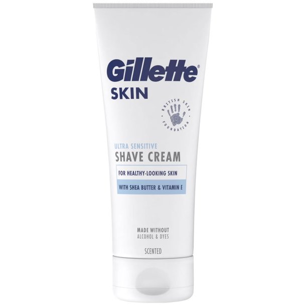 Barberkrem Gillette Skin Ultra Sensitive Barberkrem 175 ml