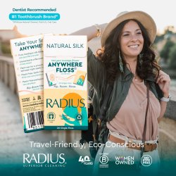 Floss Naturlig Biologiskt nedbrytbar RADIUS Natural 20 st.