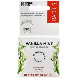 Hllbar tandtrd Radius Svamp Vanilj Mint 50 mtr.