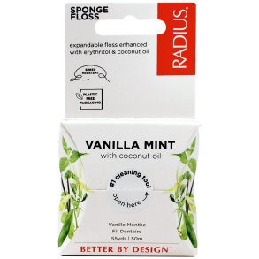 Bredygtig Tandtrd Radius Sponge Vanilla Mint 50 mtr.