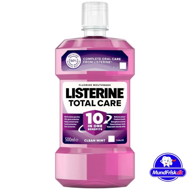 Listerine Mundskyl Total Care 10 in 1 500 ml.