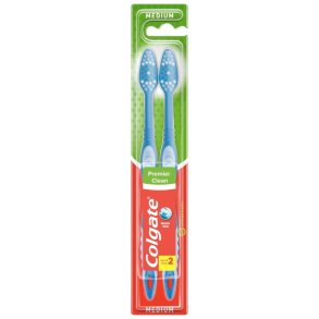 Colgate Tandborstar 2 st. Premier Clean Medium