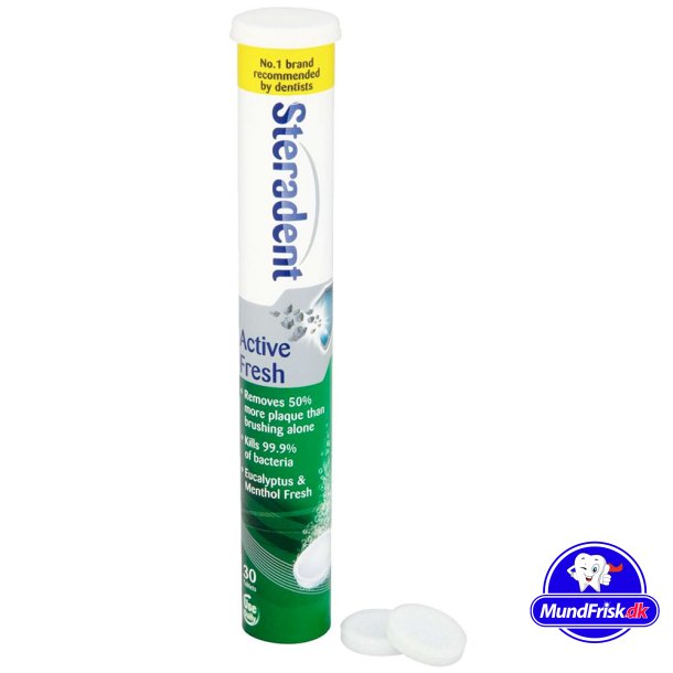 Steradent Active Fresh Reinigungstabletten fr Zahnprothesen 30 Stk.