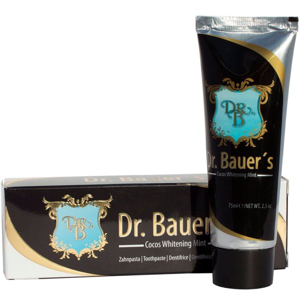 Dr. Bauer's Cocos Whitening Mint Tannkrem 75 ml