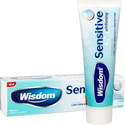 Sensitiv Tandpasta Wisdom Sensitive + Whitening 100 ml.
