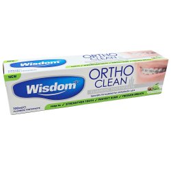 Ortodontisk tannkrem Wisdom Ortho Clean 100 ml.