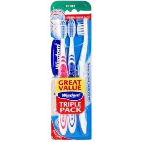 Hrde Tandbrster 3 stk. Wisdom Regular Fresh Firm