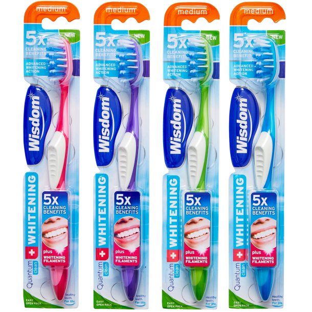 Whitening Tandbrste Wisdom Quantum Clean Medium