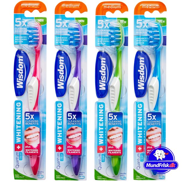 Whitening Zahnb&uuml;rste Wisdom Quantum Clean Medium