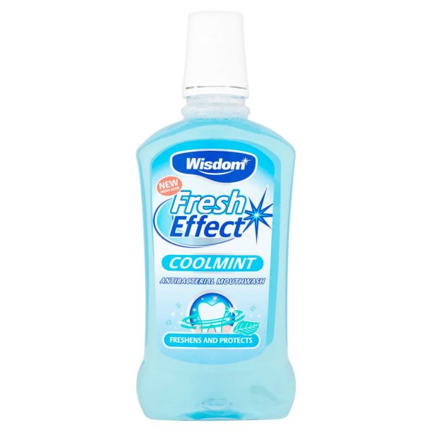 Mundskyl Wisdom Fresh Effect Coolmint 500 ml.