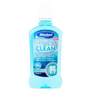 Mundskyl Wisdom Fresh & Clean Antibacterial 500 ml.