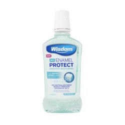 Mundskyl til Emalje WISDOM Enamel Protect Ekstra Fluor 500 ml.
