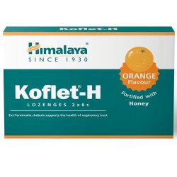 Ayurvediske pastiller Himalaya Koflet-H Orange 12 pcs.