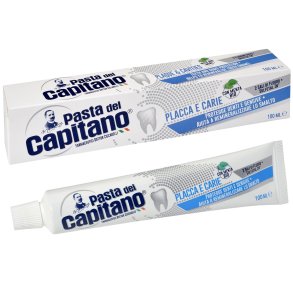 Italiensk Tandpasta Pasta del Capitano Plaque & Cavities 100 ml.