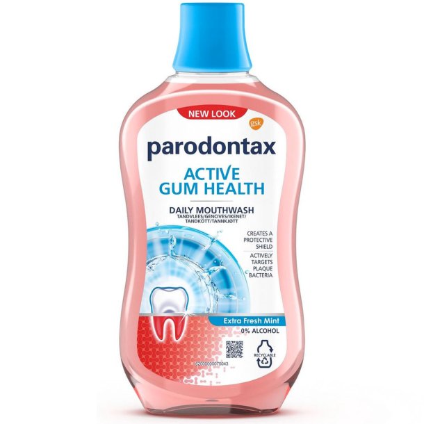 Parodontax Munvatten Active Gum Health Extra Fresh 500 ml.