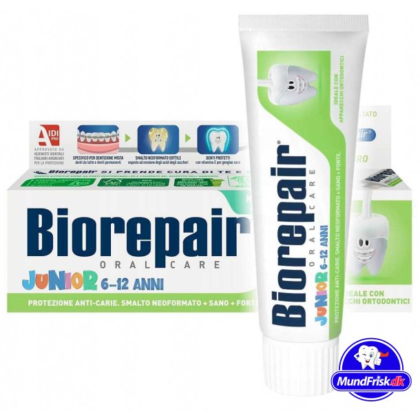 Biorepair Kinderzahnpasta Junior Mint 6-12 Jahre 75 ml