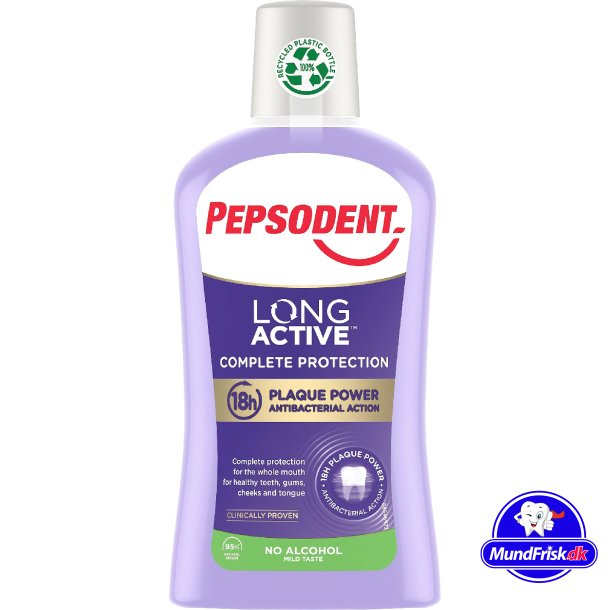 Pepsodent Mundwasser Long Active Complete 500 ml Protection