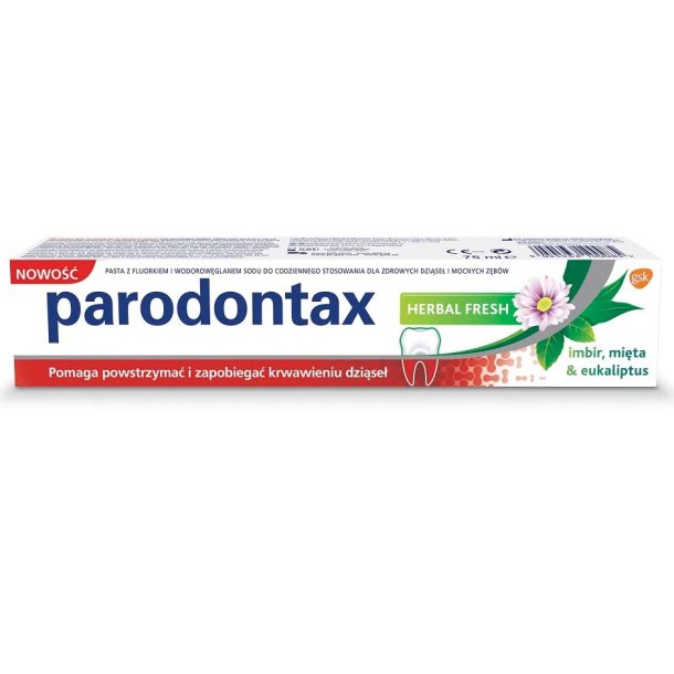 Parodontax Tandkrm Herbal Fresh 75 ml.