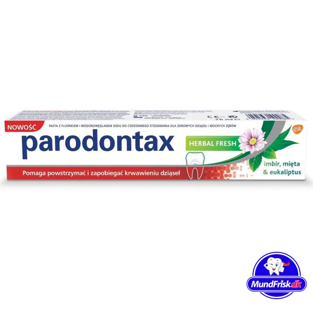 Parodontax Tandpasta Herbal Fresh 75 ml.