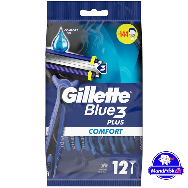 Gillette Blue 3 Plus Comfort 12 Stk. Rasiermesserschaber
