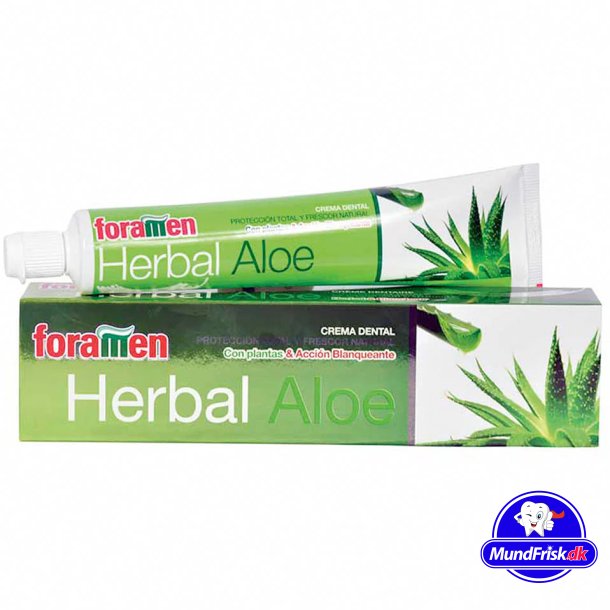 Aloe Vera Tannkrem FORAMEN Herbal Aloe 75 ml.