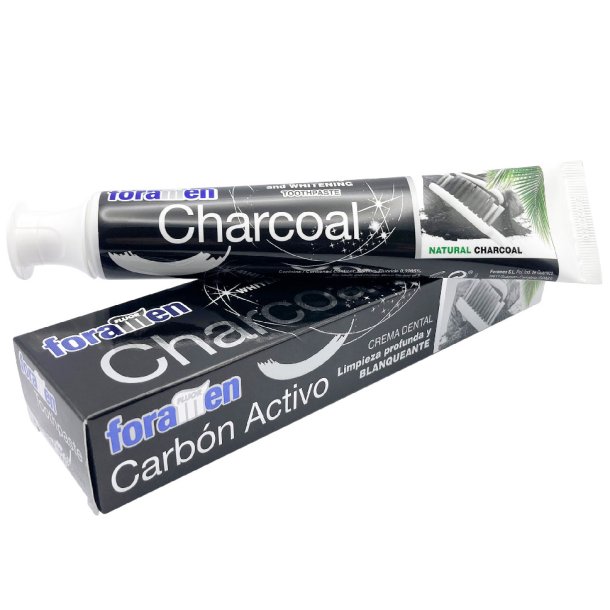 Whitening Tandpasta Foramen Activated Charcoal 75 ml.