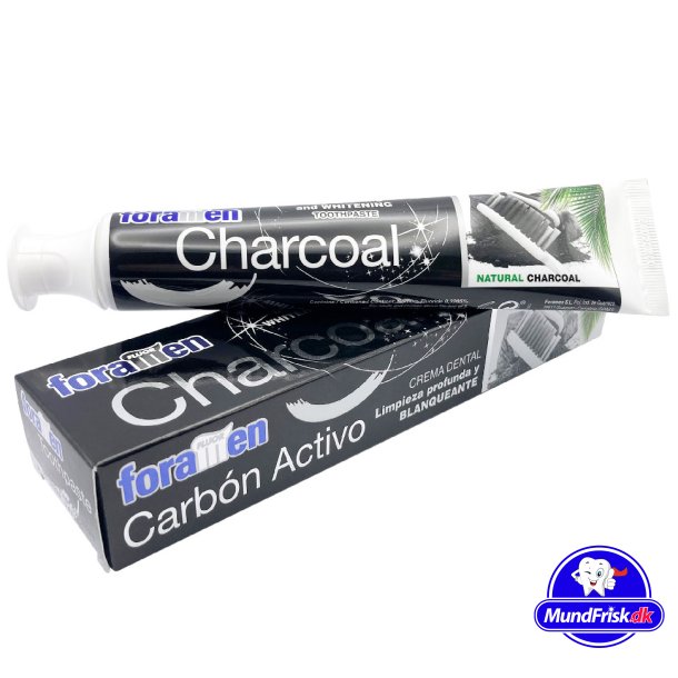 Whitening Tandpasta Foramen Activated Charcoal 75 ml.