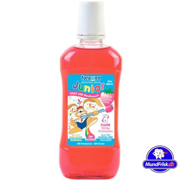 Mundskyl til Brn Foramen Junior Strawberry 500 ml.