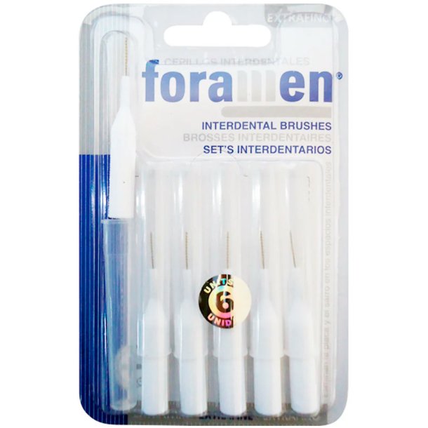 Mellomromsbrster Foramen Extra Fin 1,1 mm. 6 pcs.