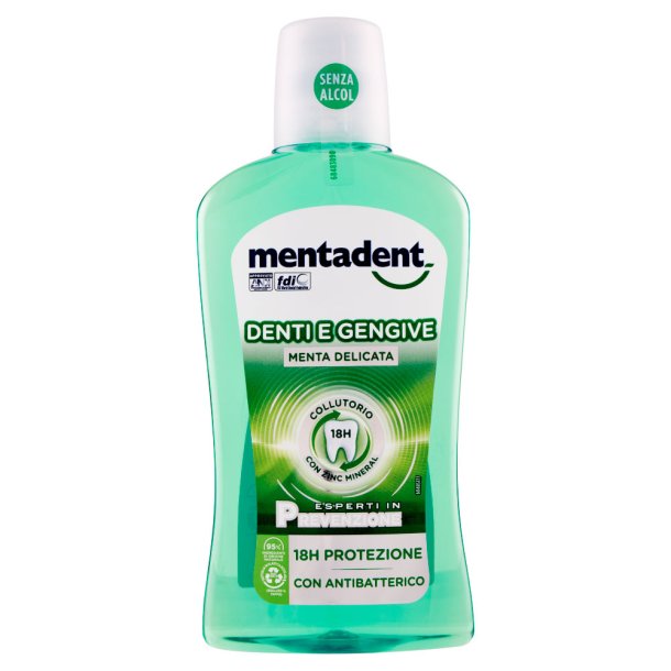 Mundskyl MENTADENT P8 Antibacterial Complete Prevention 500ml
