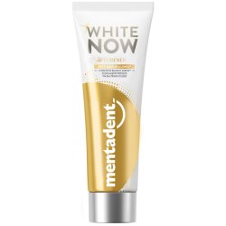 Tannbleking Tannkrem Mentadent White Now Love Forever 50 ml.