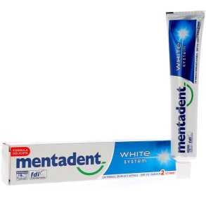 Whitening Toothpaste Mentadent White System 75 ml.