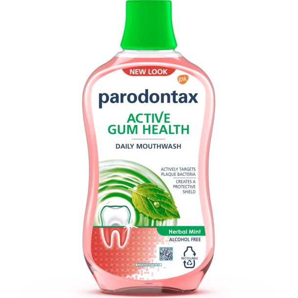 Parodontax Munnvann Active Gum Health Herbal Mint 500 ml.