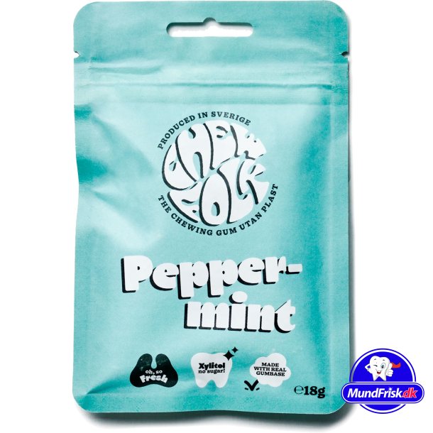 Naturligt xylitol tuggummi Chew Folk Peppermint
