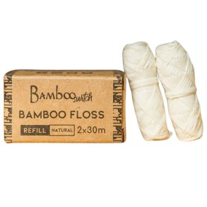 Hllbar Tandtrd Bamboo Switch Refill 2 x 30 mtr